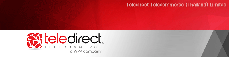 งาน Admin ตอบเพจ Facebook Teledirect Telecommerce (Thailand) Limited